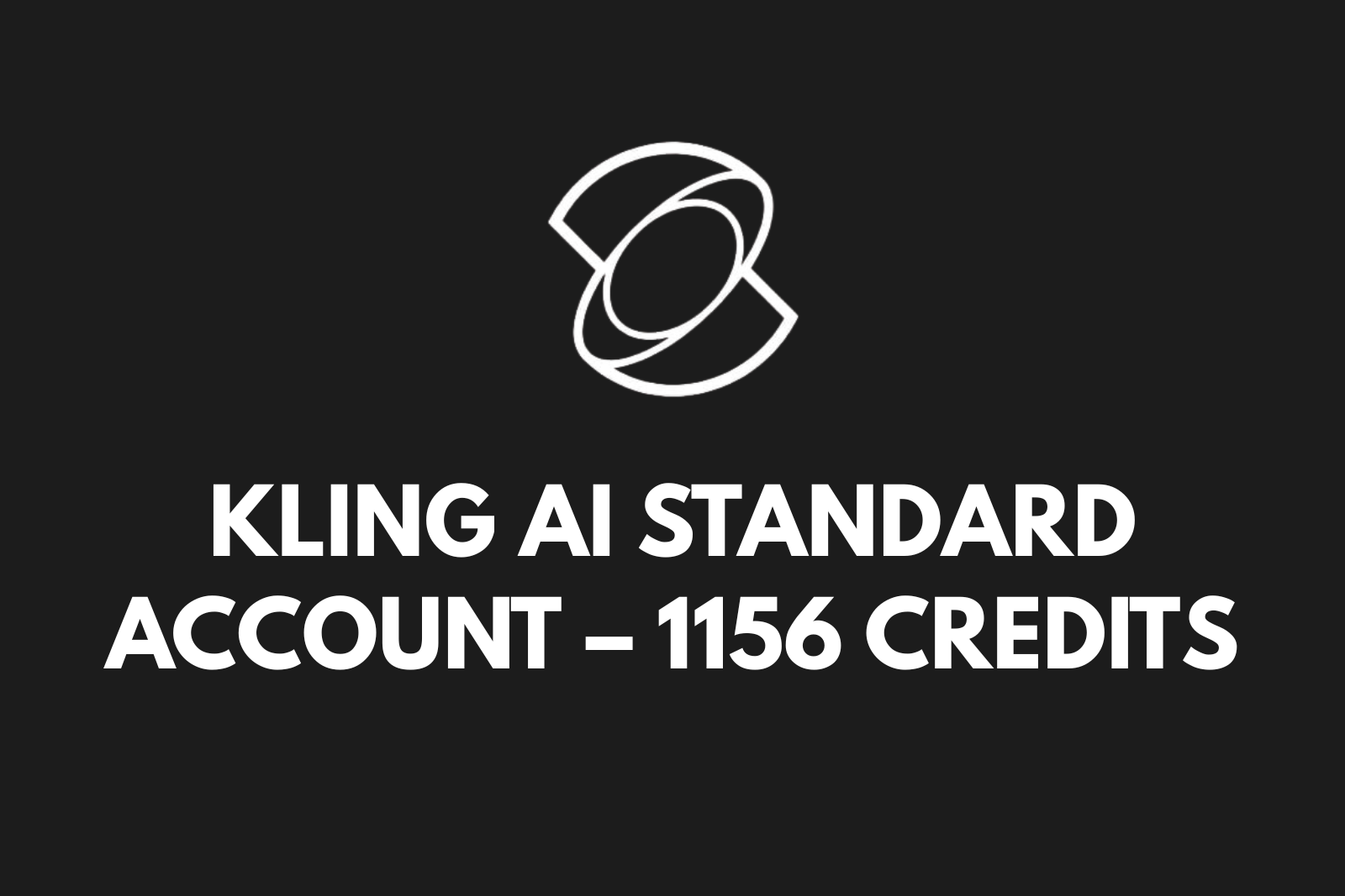 Kling AI Standard Account – 1156 Credits | 30 Days | Ready Account