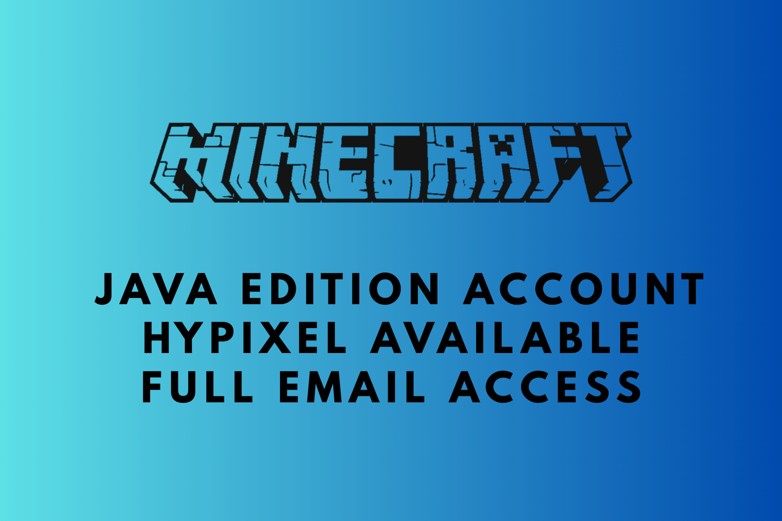Minecraft Java Edition Account | Hypixel Available | Full Email Access | Microsoft Account Slide 1