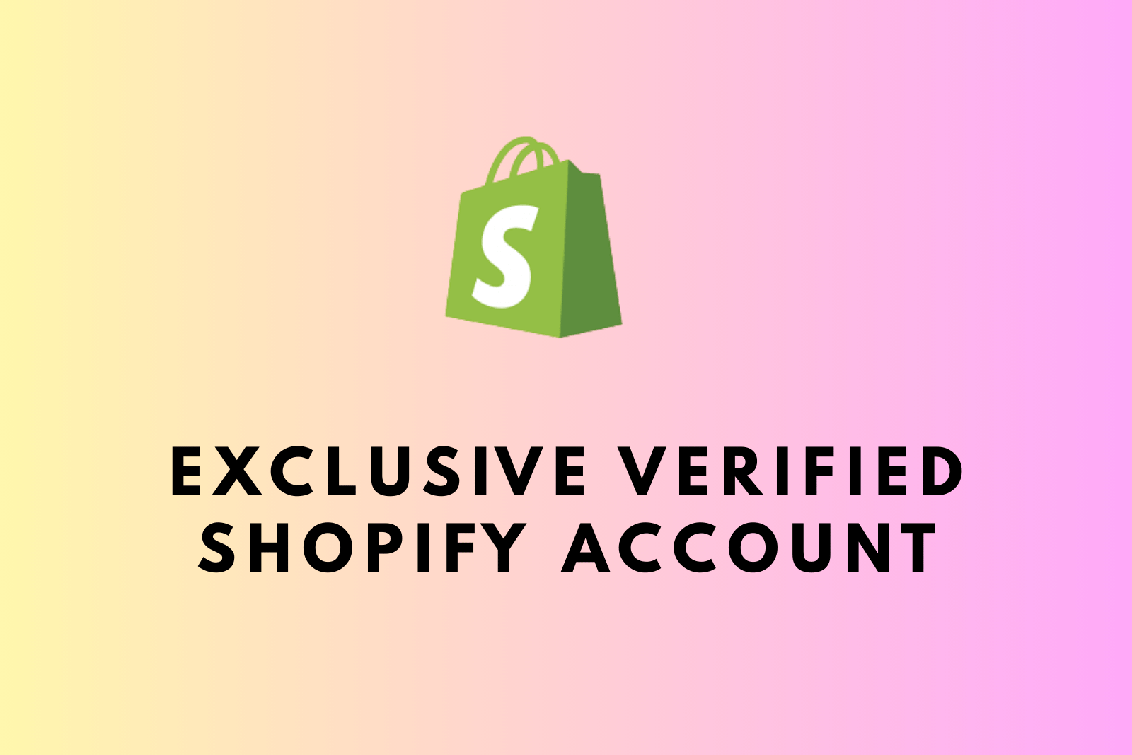 Exclusive Verified Shopify Account | Shopify Payments EUR | ID Provided | Ready for Business Slide 1